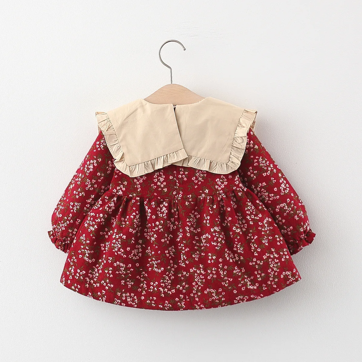 Girls Spring and Autumn Season Long sleeved Dress - Uniqwear