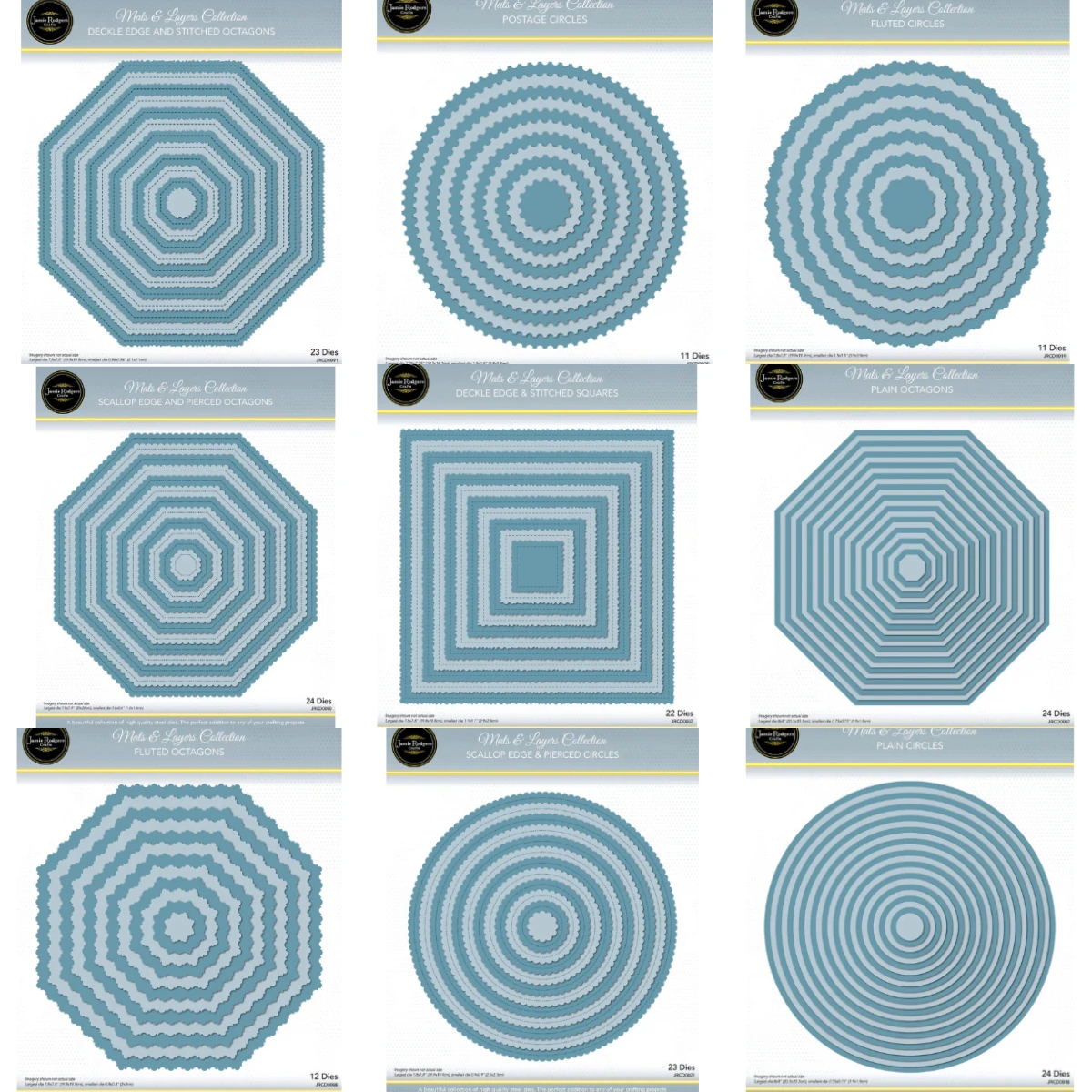 육각형 원형 사각형 2025 새로운 금속 커팅 다이 스크랩북 다이어리 장식 엠보..