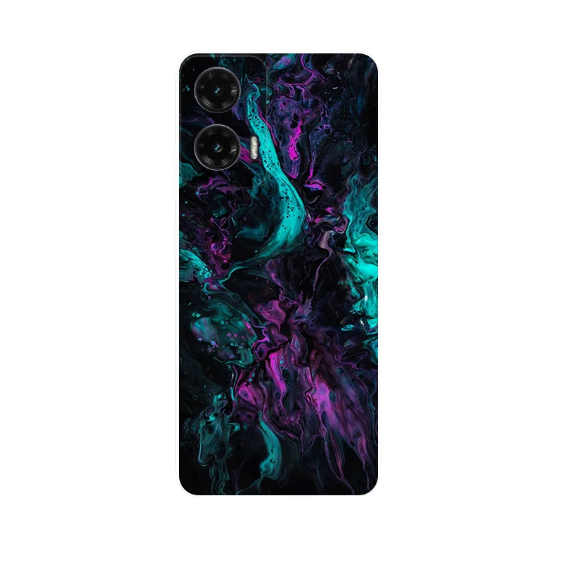 Cute Cartoon Silicone Back Cover with Soft TPU Bumper