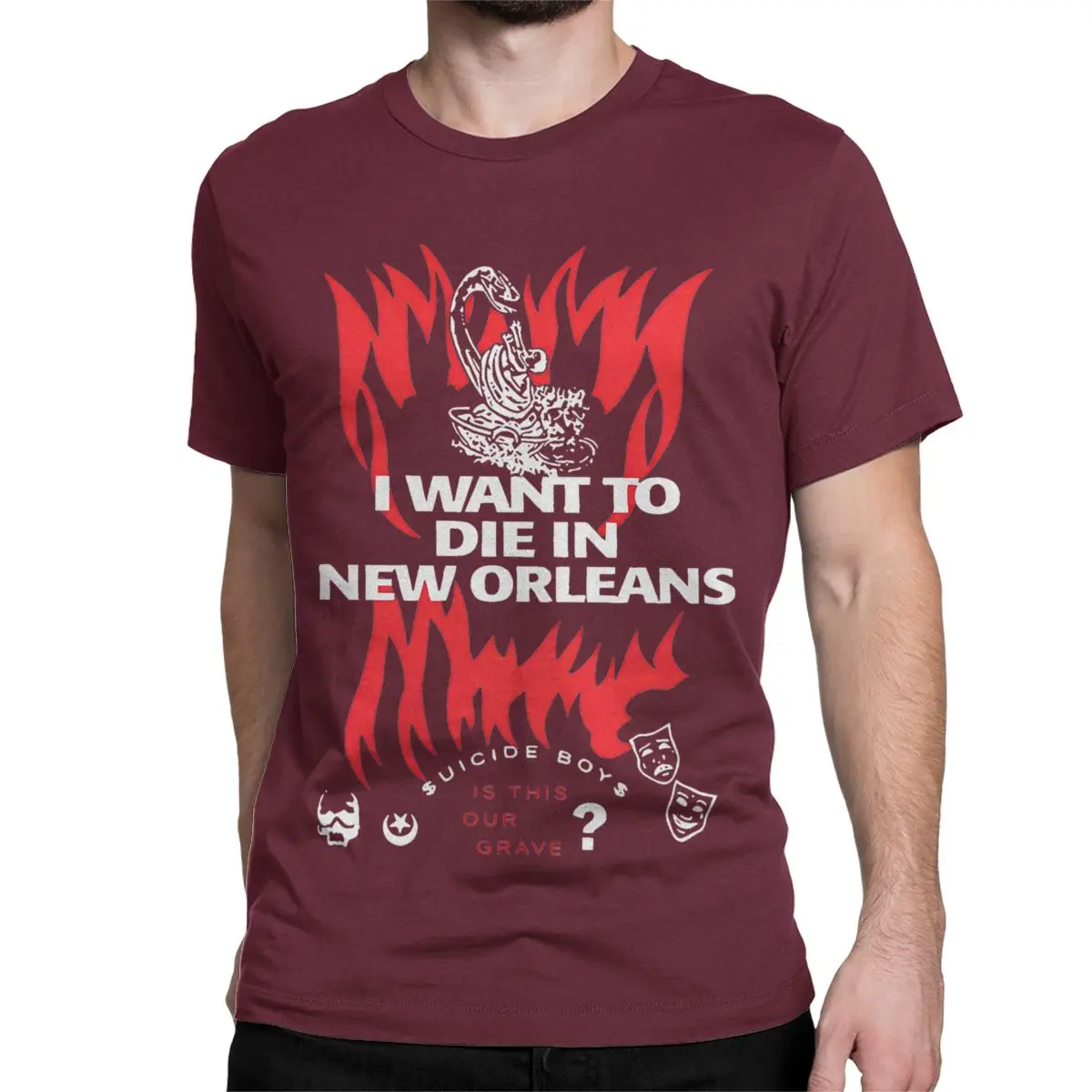 thumbnail image 1 of Camiseta de Suicideboys Vintage Tour para hombre y mujer, de algodón puro, de manga corta y cuello redondo, para verano, 1 of 7