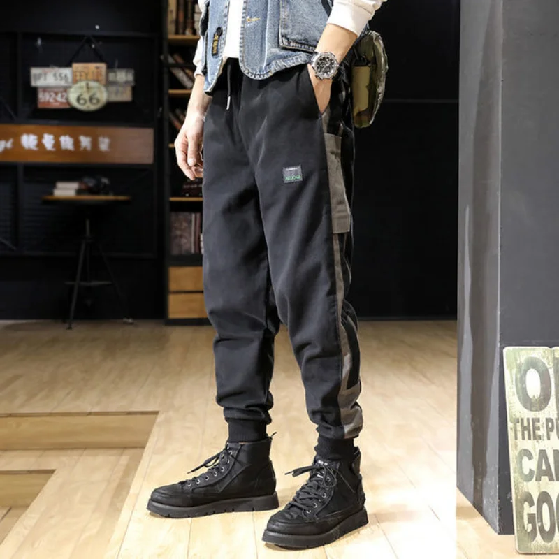 

Man 2023 Spring Autumn Sweatpants Men's Baggy Joggers Fashion Streetwear Casual Cargo Harem Pants for Men Large Size 5XL E896