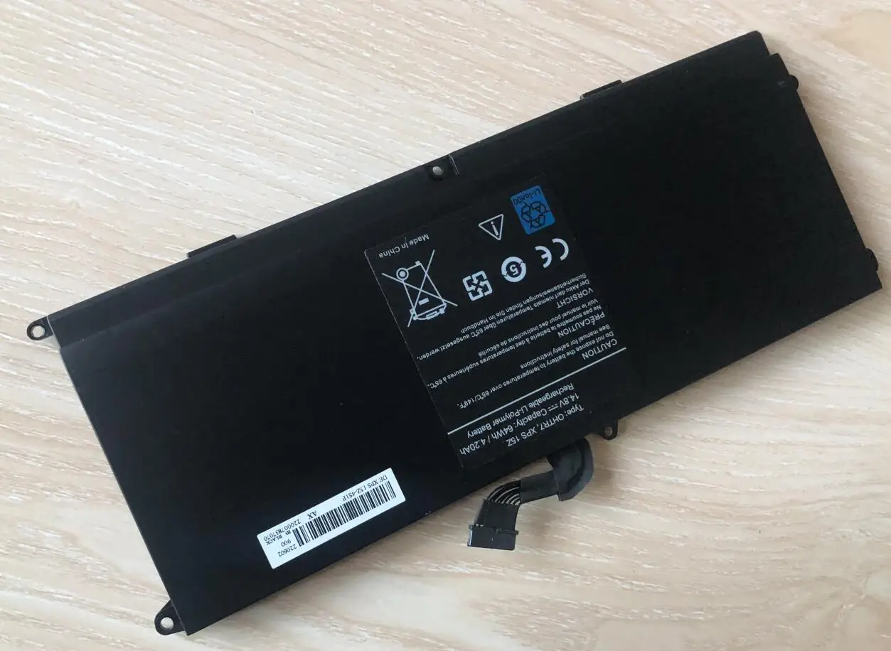 Bateria do Portátil para Dell Xps 15z L511z L511x 15z-l511x 15z-l511z Ohtr7 Nmv5c 75wy2 0nmv5c 075wy2 14.8v 64wh 0htr7 - Imagem 2