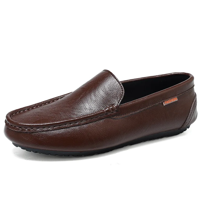 Leather Shoes Genuine Leather Men Casual Loafers Moccasins