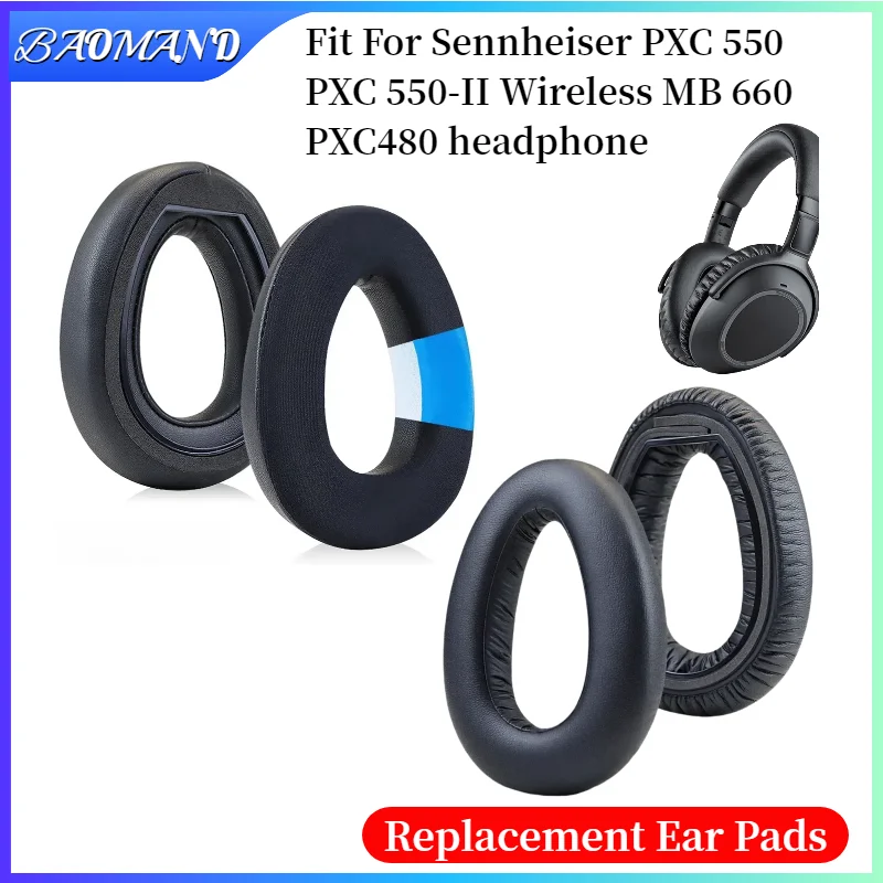 Replacement Earpads For Sennheiser PXC 550 PXC 550-II Wireless MB