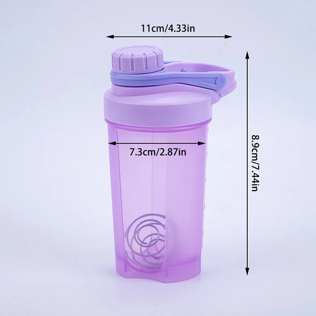 600ml Portable Protein Powder Shaker Bottle Leak Proof Water Bottle for Gym  Fitness Training Sport Shaker Mixing Cup with Scale - AliExpress