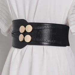 2022 Ladies Fashion Vintage Elastic Wide Girdle Dress Shirt Decoration Belts for Women Luxury Designer Brand Corset Belt