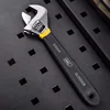 Deli Adjustable Wrench Car Bicycle Wrenchs Dip Plastic Carbon Steel Universal Spanner Mechanical Workshop Hand Repair Tools 4