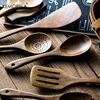 Set de utensilios de cocina de madera de teca: 4 a 9 piezas con soporte | Emoape