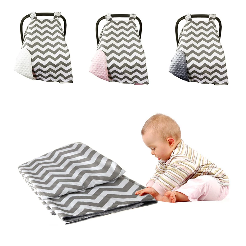 

Newborn Baby Girls Boys Soft Cotton Car for Seat Cover Canopy Blanket Carseat New Dropship