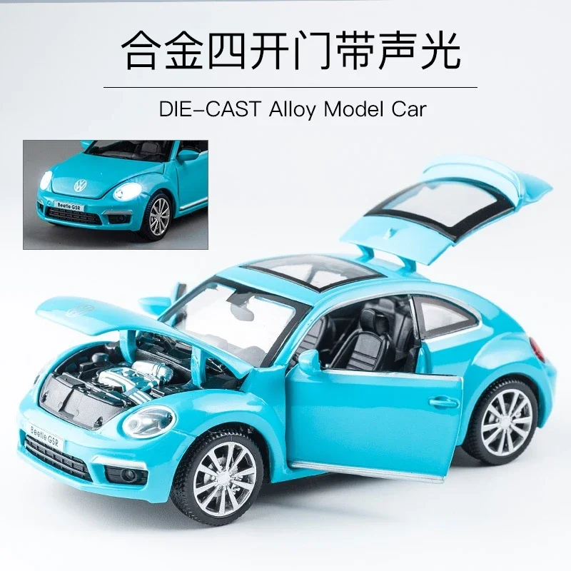 1:32 Volkswagen Beetle Car Model Collection Alloy Diecast Car Toys For Children Boy Toy Gifts Diecasts & Toy Vehicles A134 4