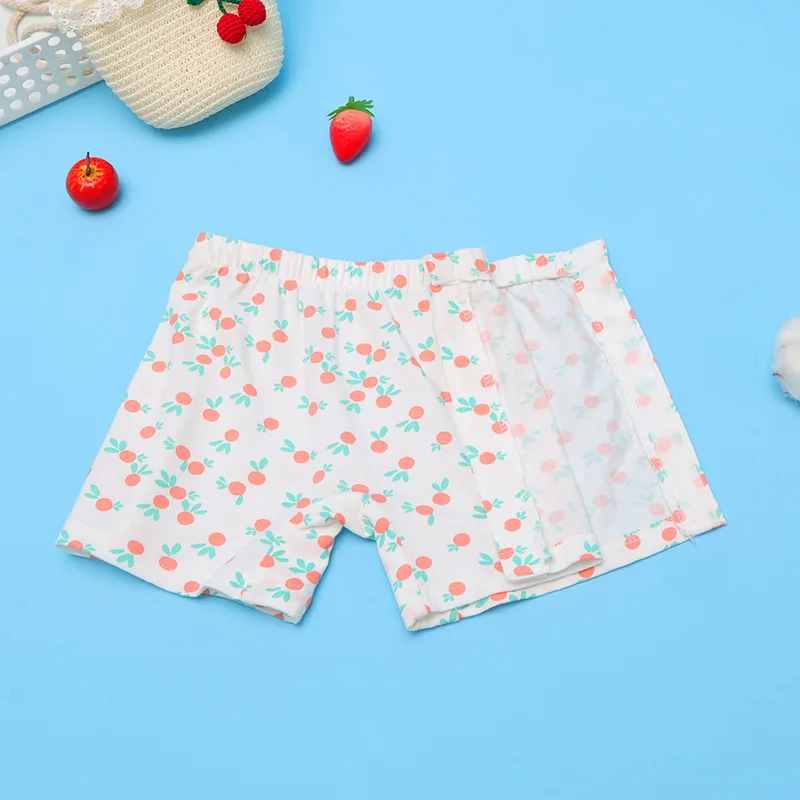 

Boys Girls Boxer BriefsFull Opening Easy On/Off Children's UnderpantsPost-operation Nursing ShortsPrinted Shorts for Kids