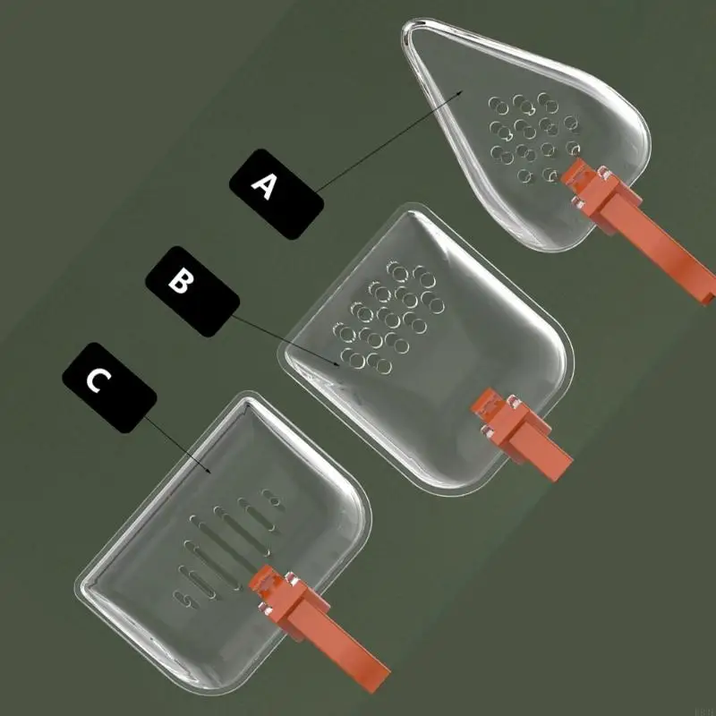 زواحف صافية تغذي ملقط أداة الماسك الحشرات اللطيفة مع قبضة مريحة للتعامل الآمن وسهولة تنظيف البلاستيك B03E