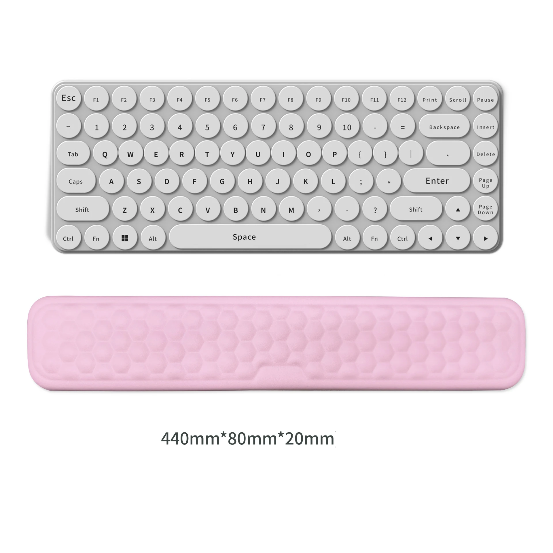 Wrist Rest for Keyboard and Mouse Computer Ergonomic PU Wrist Support Pad Soft Memory Foam Arm Cushion for Desk Palm Hand Office