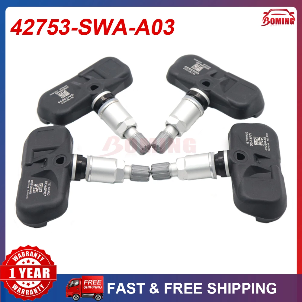 

Автомобильный датчик давления в шинах TPMS 42753-SWA-A03 для Honda CR-V Accord 2007-2012 PMV-108M 42753-SWA-305 42753-SWA-315 42753SWAA03