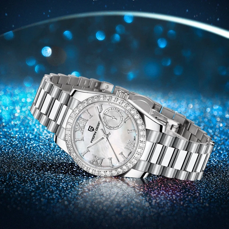 2023 NEW PAGANI DESIGN 32MM Top Luxury Women's Quartz Watches Stainless Steel Sapphire Waterproof Chronograph Reloj Para Mujer