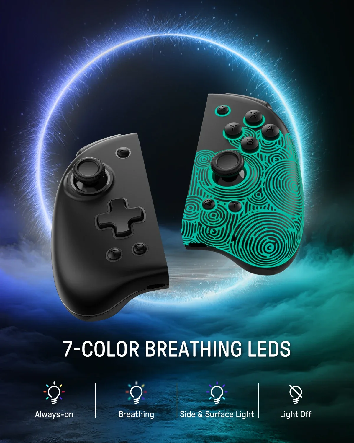 Nintendo Switch - フクロウ FUNLAB Luminous Joy-pad - Wonder-FUNLAB
