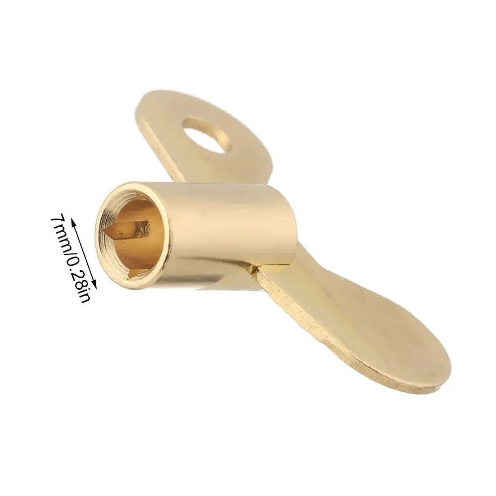 Brass Venting Air Valve 7MM Radiator Plumbing Bleed Solid Water Tap Faucet Accessories Switch Use Square Spool Bleeding Key