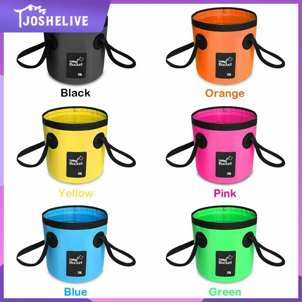 

Складное ведро 500D, водонепроницаемое ведро для рыбалки, портативная складная сумка для хранения, уличная мойка автомобиля, ведро для кемпинга и рыбалки