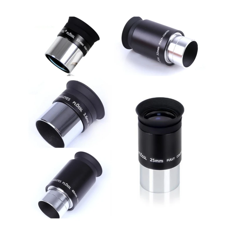 

Angeleyes PL PLOSSL 1.25 Inches 31.7mm 3.6mm 10mm 25mm 32mm 40mm Optical Glass Focal Length Full Metal High Eyepiece