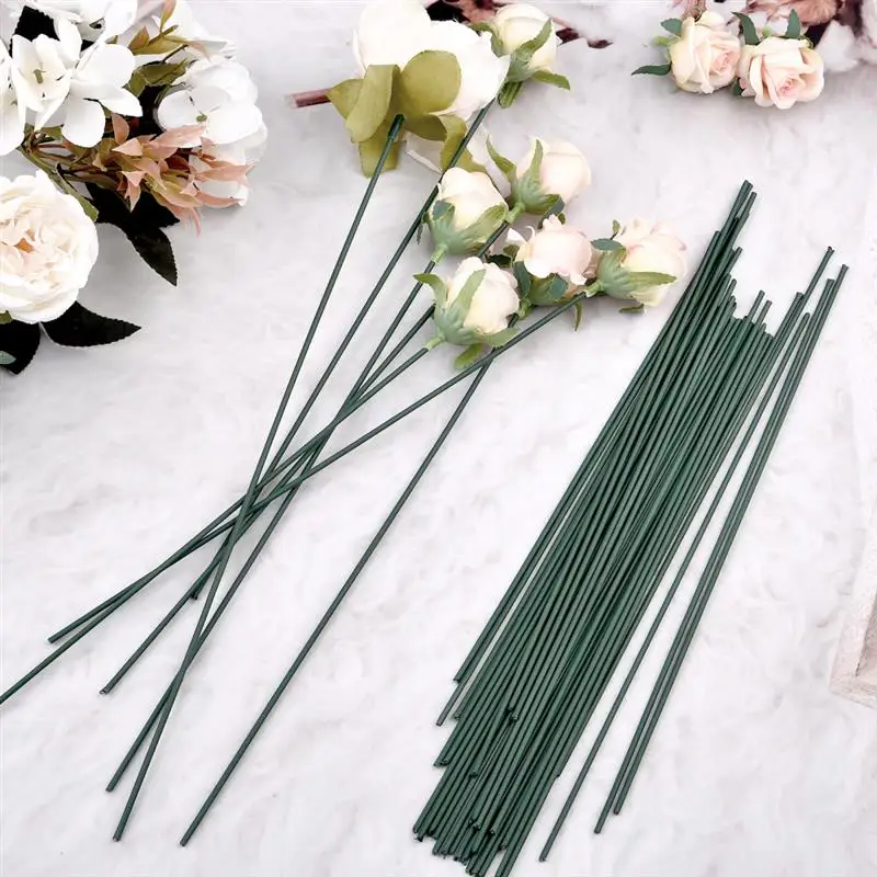 Papier-Blumendraht, langer Eisendraht, verwendet für die Herstellung von DIY-Nylonstrümpfen, Blumenzweigen – Detail 4