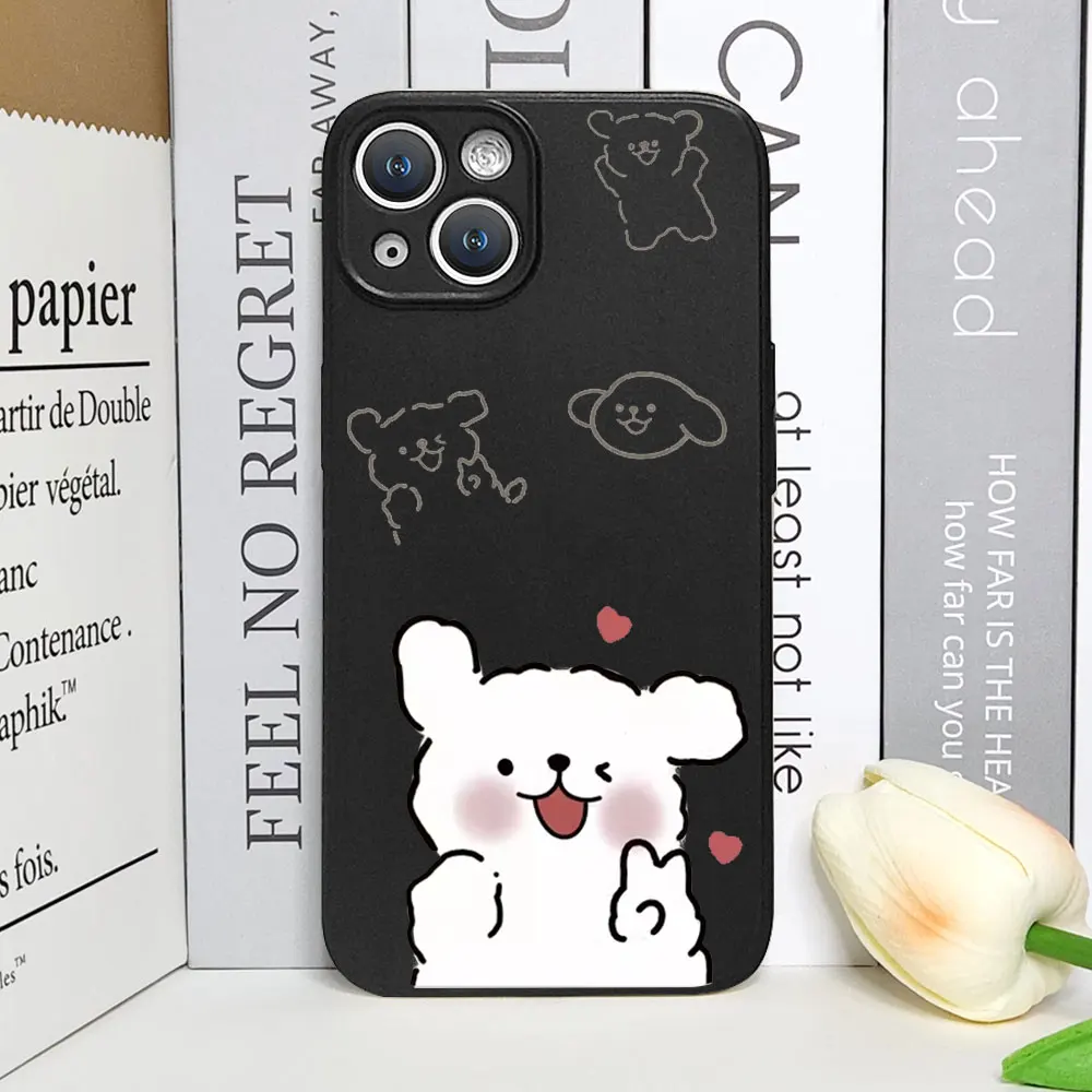 Funny Animal Dog Couple Phone Case for IPhone 11 12 13 14 15 16 Pro Max Mini 7 8 Plus X XS MAX SE2 Soft Cover Paired Fundas Skin 3 Funny Animal Dog Couple Phone Case for IPhone 11 12 13 14 15 16 Pro Max Mini 7 8 Plus X XS MAX SE2 Soft Cover Paired Fundas Skin – Bild 3