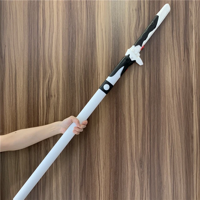 Espada Ninja Katana 1:1, espada roja y blanca, juego de rol, modelo de  juguete, Arma de seguridad PU, 106cm - AliExpress