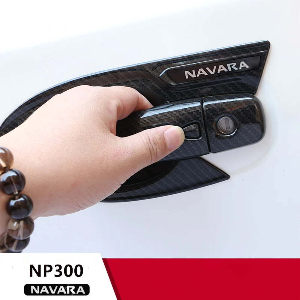 

Poignée de porte latérale en ABS chromé, accessoires Auto，pour Nissan Navara NP300 ST 2014 – 2017 2018
