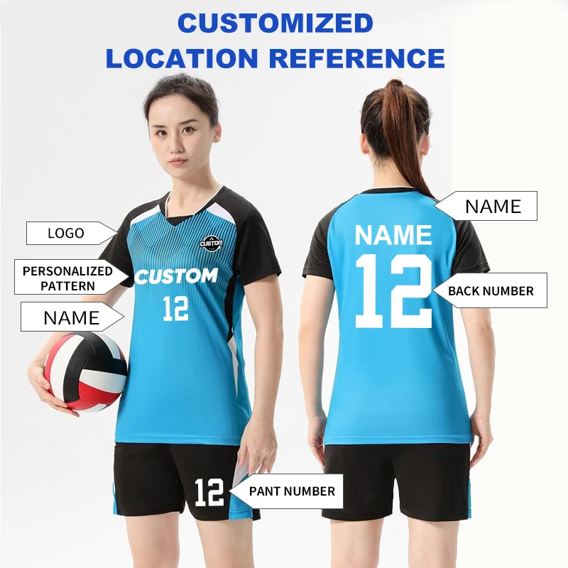 High Quality New Design Men Volleyball Uniform Crew Neck Sleeveless Volleyball Jersey Unisex 858+859