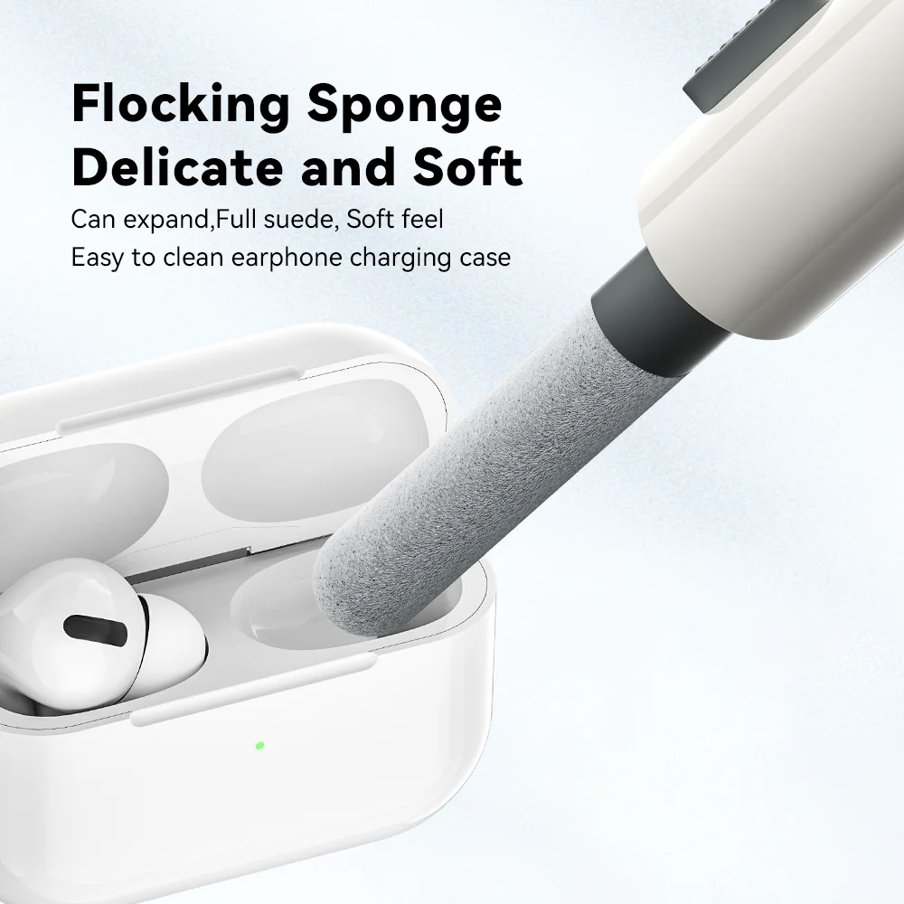 Essager Kit di pulizia 5 in 1 Spazzola per pulizia tastiera computer Auricolari Bluetooth Penna per pulizia per AirPods Strumenti di pulizia iPhone - Image 5