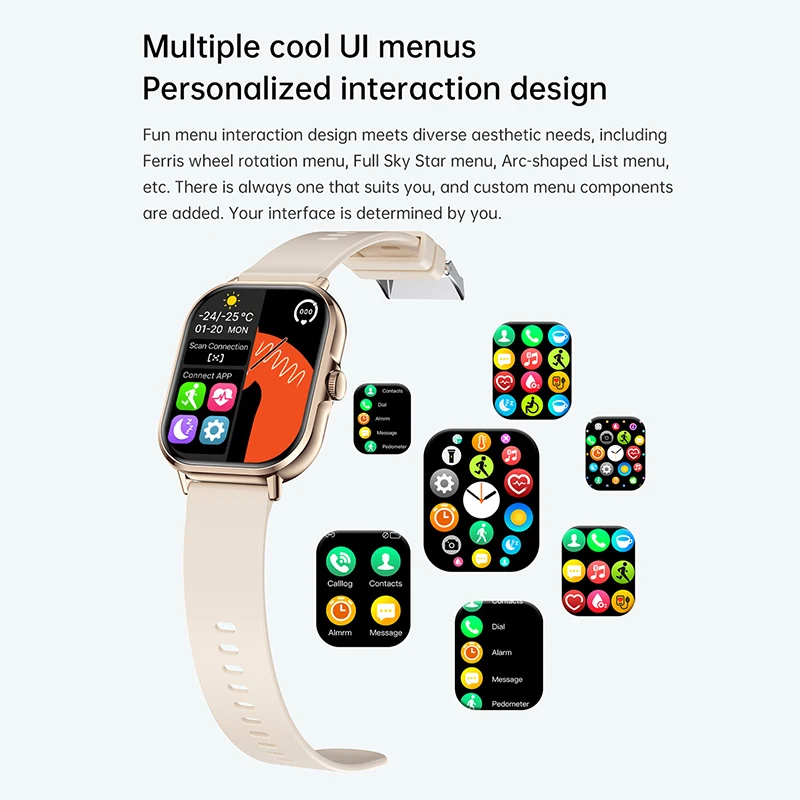 Xiaomi Smart Watch Bluetooth Fitness Tracker 2025