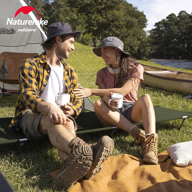 Naturehike Camping beds Compact Ultralight Camping Bed Outdoor Beach Travel Tent Sleeping Fishing Cots Foldable Bed Folding portable folding bed folding camping bed