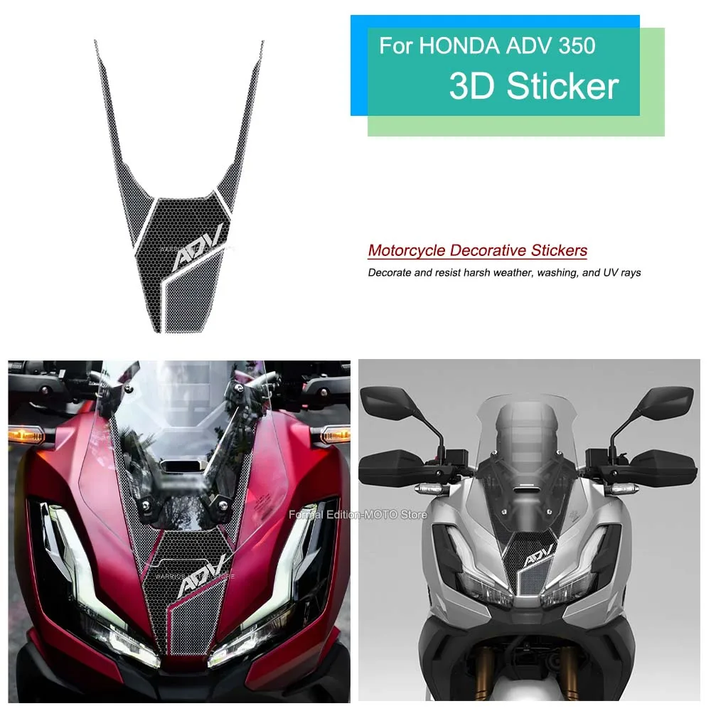 For HONDA ADV 350 2022 2023 3D Non-Slip Decorate Decal Motorcycle Body Sticker Waterproof Decal Sticker Decorate Sticker 2022 new and hot sale storage 3 colors 3 style mannequin necklace earrings jewelry pendant display stand holder decorate retail