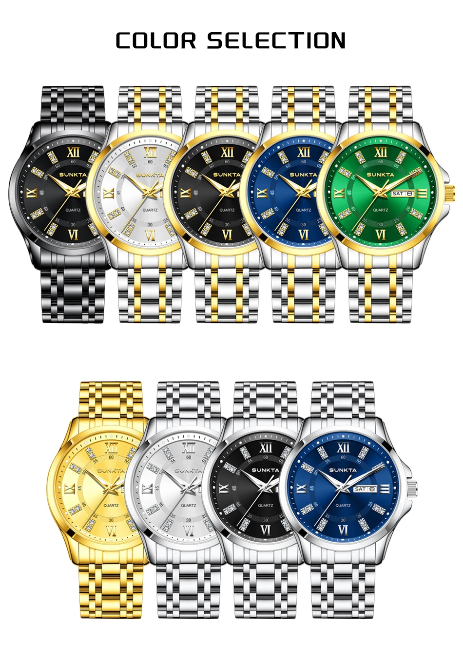 SUNKTA Orologio da Donna - Confezione