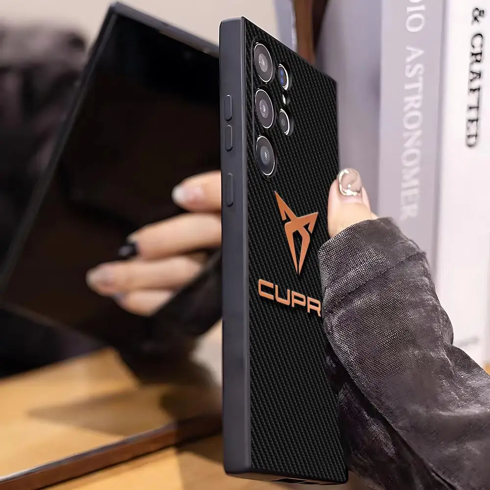 Sleek Car Racing Phone Case - Soft Black C-CupraES-Sport Edition