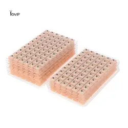 1200PCS Ear Vaccaria Seeds Magnetic Beads Therapy Ear Auriculotherapy Acupuncture Therapy Massage Ear Stickers