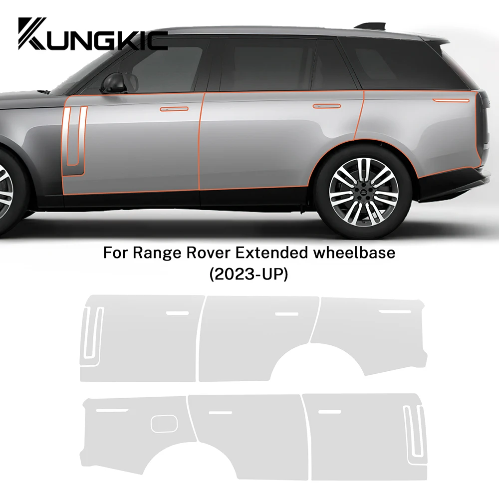 

Car Exterior Pre Cut PPF Paint Protection Tpu Transparent Film for Range Rover Extended wheelbase 2023 Anti-Scratch Stickers