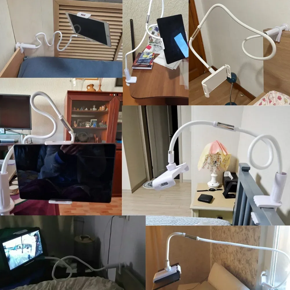 Flexible Long Arm Tablet Stand Holder Bed Desk 5-11&rsquo;&rsquo; Phone Tablet Support Xiaomi Huawei Samsung Teclast IPad Tab Stand