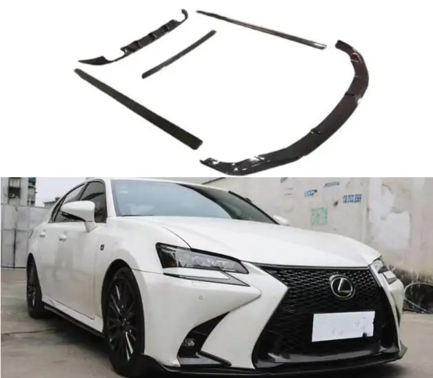 

Real Carbon Fiber Body Kit For Lexus GS200T GS300 GS400H F Sport 2016-2019 Front Bumper Lip Rear Diffuser Side Skirt Spoiler
