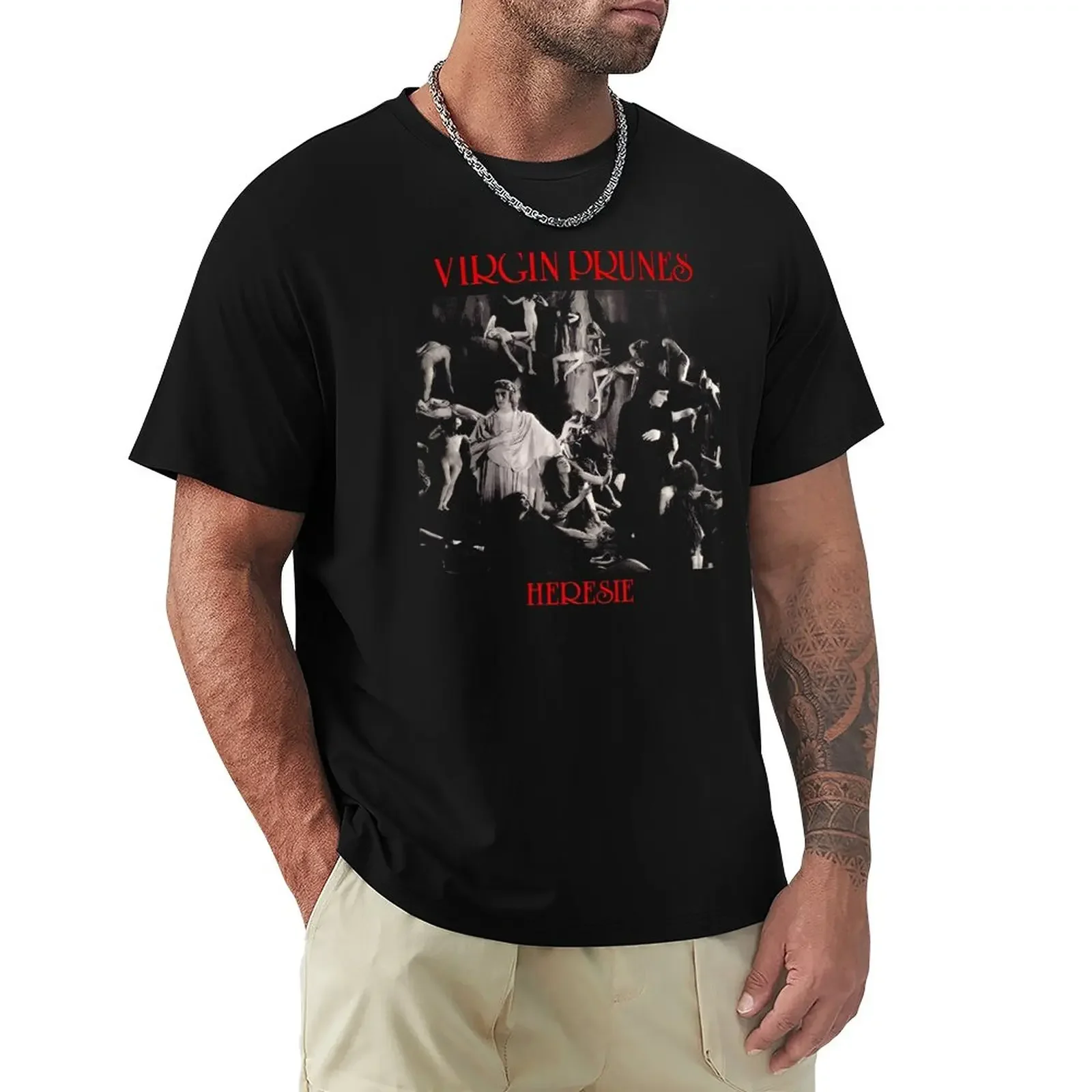 

heresie T-Shirt cute tops sweat mens cotton t shirts