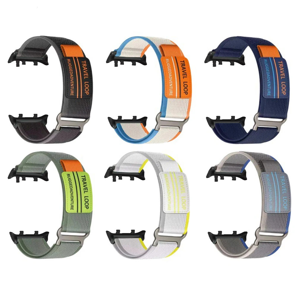 Nylon Loop Band Sport Bracelet with Soft Protector Film - Replaceable Accessories