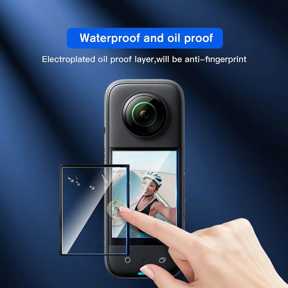 Insta360 X3  ׼ ī޶  Ʈ ȣ ʸ Ǯ Ŀ, LCD ÷ ȭ ȣ ʸ ׼, 2 