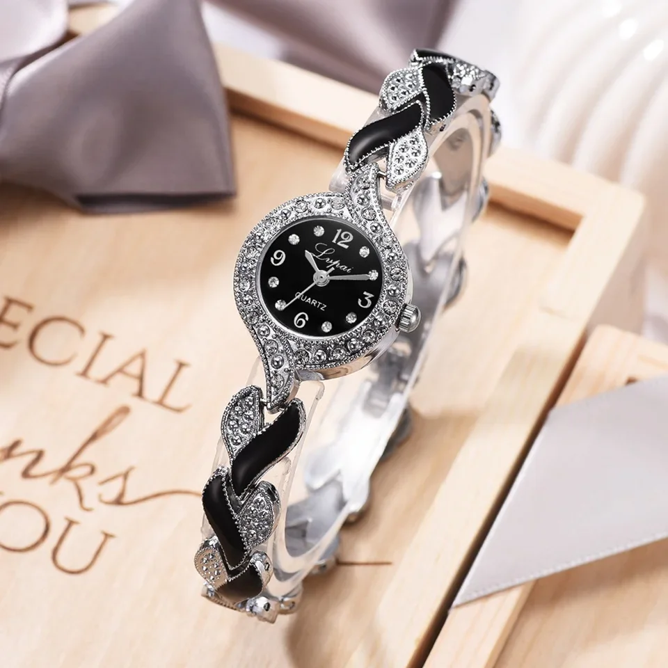 

New Brand Lvpai Bracelet Watches Women Luxury Crystal Dress Wristwatches Clock Women's Fashion Casual Quartz Watch Reloj Mujer