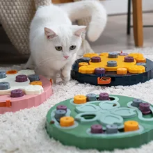 

Pet Slow Feeder Food Dispenser Interactive Pet Puzzle Toys Funny Toy For Dog Improve IQ Non-Slip Bowl Dog Training Accessories