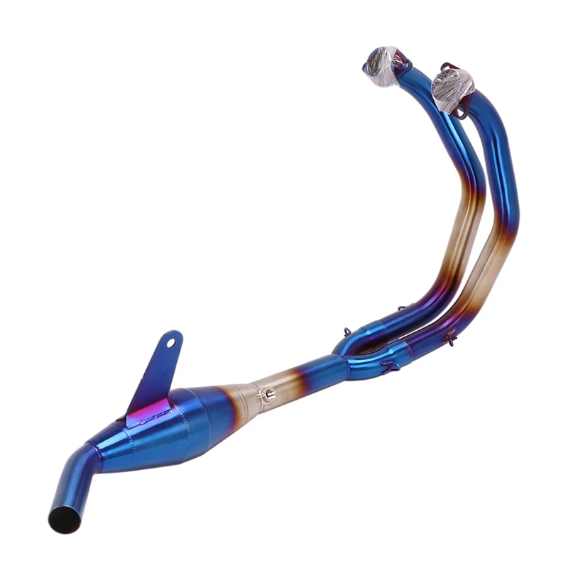 32MM Connect Original For Yamaha YZF R3 R25 MT03 MT25 Motorcycle Exhaust Header Pipe Escape Muffler Front Mid Tube Slip On SteeI - Image 5
