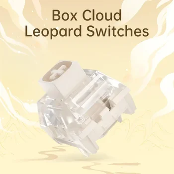Kailh BOX 클라우드 레오파드 키보드 스위치, 기계식 키보드, 5 핀 클릭 스위치, DIY 게임용