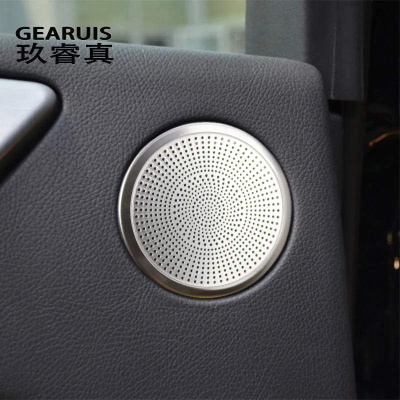 Car Styling Per Mercedes Benz Gle W166 Coupe C292 Ml X166 Gl Gls Door Speaker Stickers Posteriore B Column Window Audio Speaker Cover