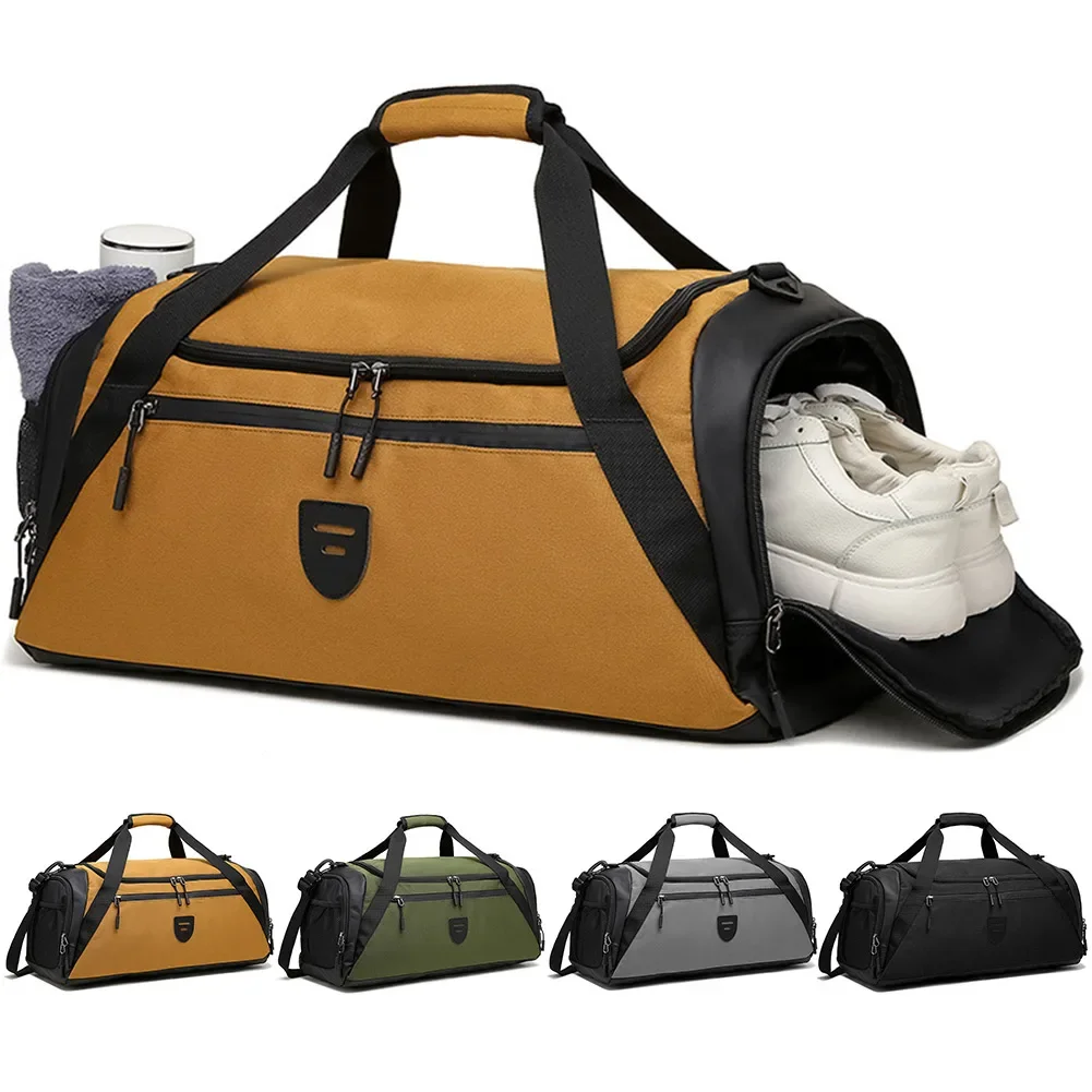 

Men Sports Bag Large Capacity Travel Bag with Shoes Compartment Dry Wet Pocket Gym Bag Workout Dance Bag Sports Gym Backpack