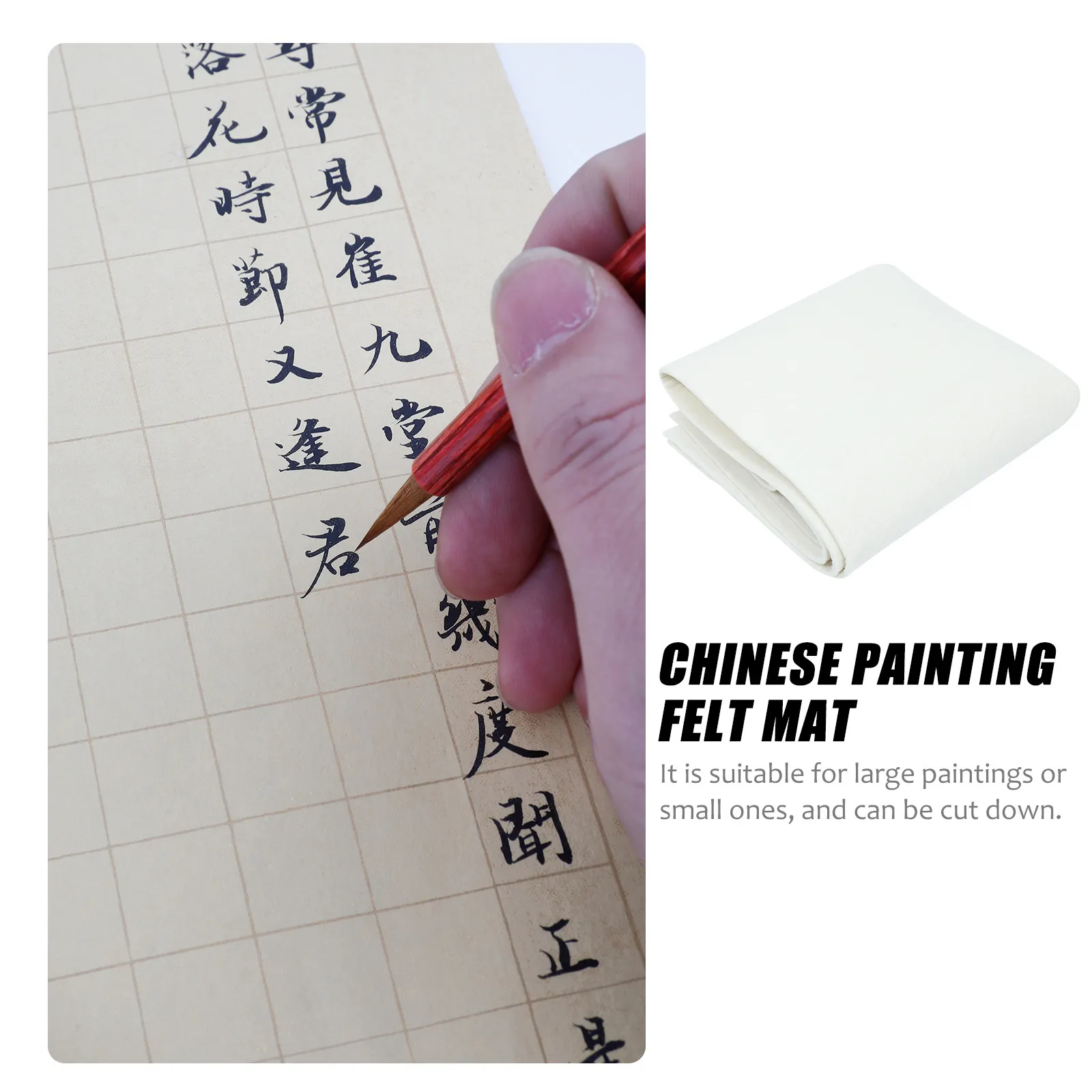 캘리그래피 페인팅을 위한 부드러운 필기용 펠트 패드 중국 미술 연습용 고강도 펠트 소재 경량 컴팩트 학생용
