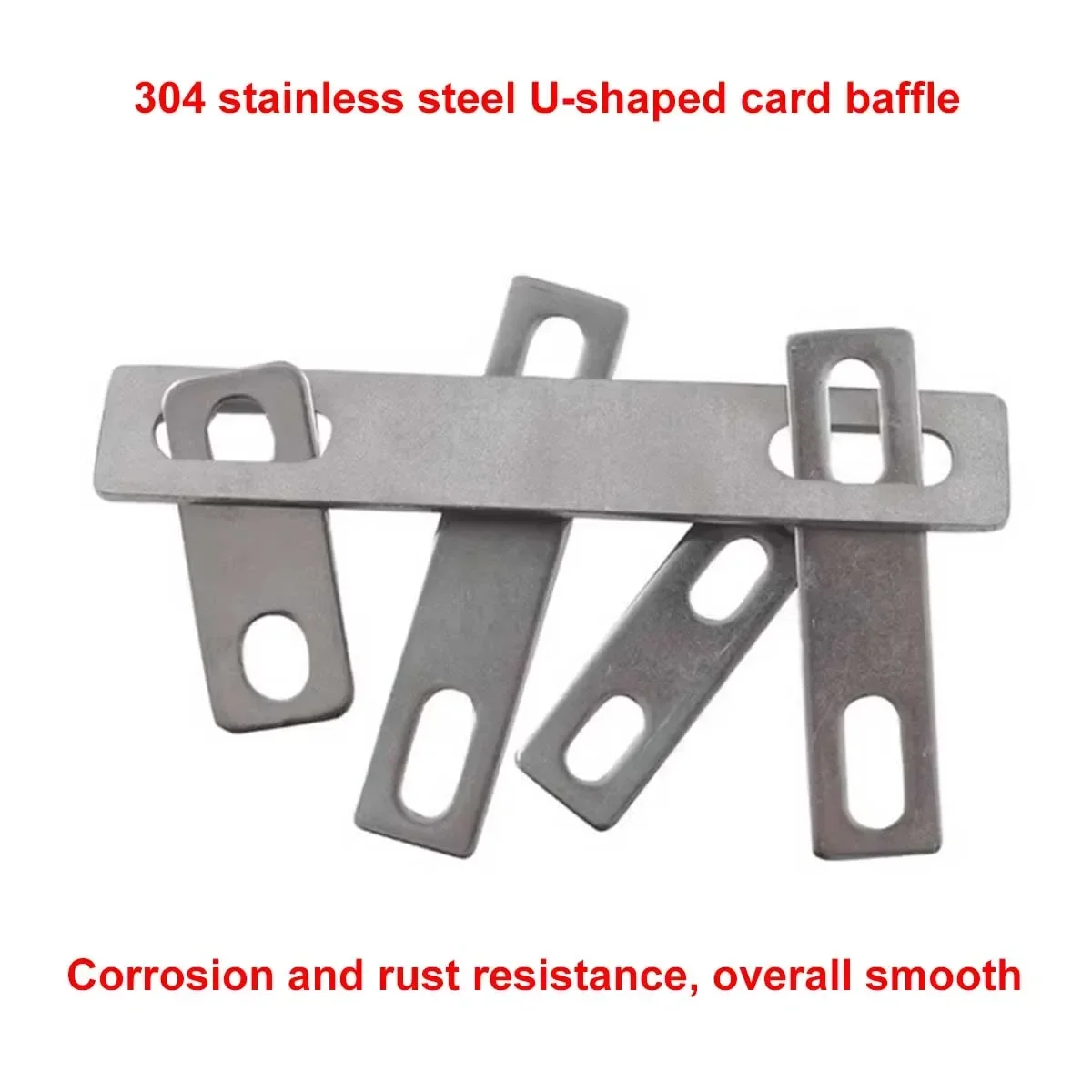 304 Stainless Steel u-Shaped Card Baffle/Square Gasket/Pipe Clamp u-Shaped Bolt Baffle