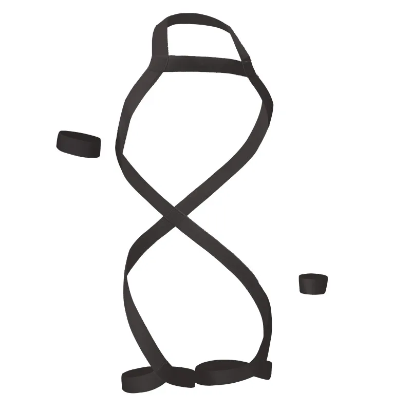Sexy Mens Harness Set Elastic Halter Chest Body Straps Hollow Out Lingerie Bondage Belts Fetish Arm Wrist Band